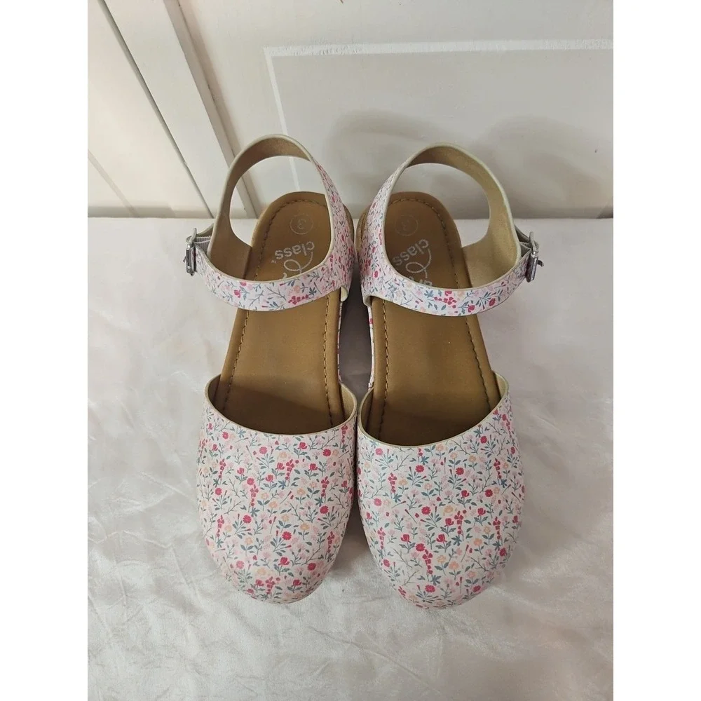 Art Class‎ Girls Floral Mary Janes Shoes Size 3 Cute Little Girl's Shoes